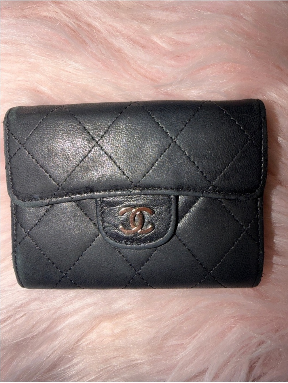 🖤🤍🖤Chanel Quilted CC Logo Lambskin Wallet🖤🤍🖤 - Picture 12 of 12